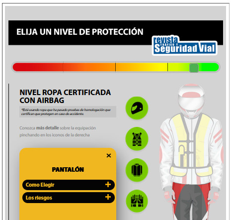 DGTes's tweet photo. En 🏍️, el equipamiento que llevas (guantes, pantalones, botas, casco integral, chaqueta o chaleco con airbag) es fundamental en caso de #SiniestroVial porque puede reducir considerablemente las lesiones.
Comprueba tu nivel de protección 👉https://t.co/3hXjLaVKAa
#GPCheste https://t.co/O2IzCl84hU
