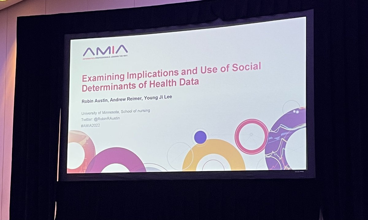 Great to be in the 🇺🇸 this week - kicking off in D.C. with #amia2022 AMIA (American Medical Informatics Association) and a great workshop on using social determinants of health data for good. Definitely worth the early start - despite the jet lag! #data  #informatics