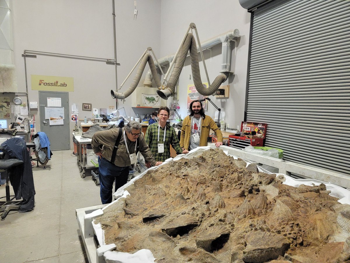 Paleojim's tweet photo. Made it out to Research Casting to see Zuul before its world tour. Check off bucket list. Such an amazing beast. https://t.co/DiXaAdhmXI