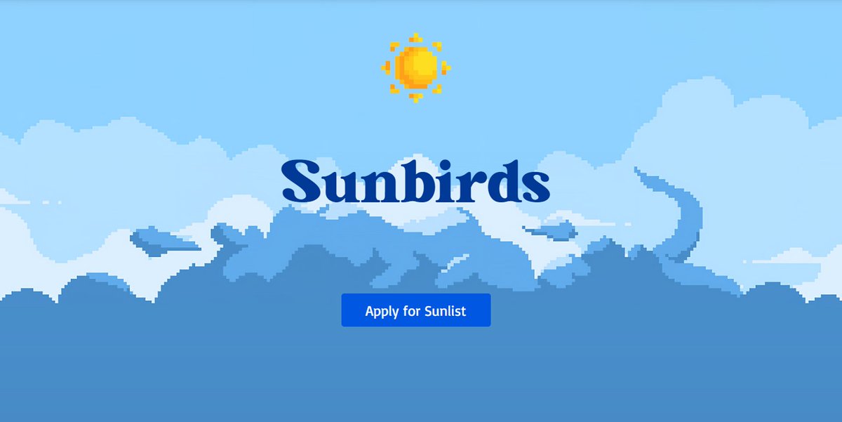 RealSunBirds's tweet photo. Sunlist Coming Soon!
Turn🔔On!
#nft #sunbirds #moonbirds #eth 
by @KunwarSarao https://t.co/KZzvQ1Pdnz