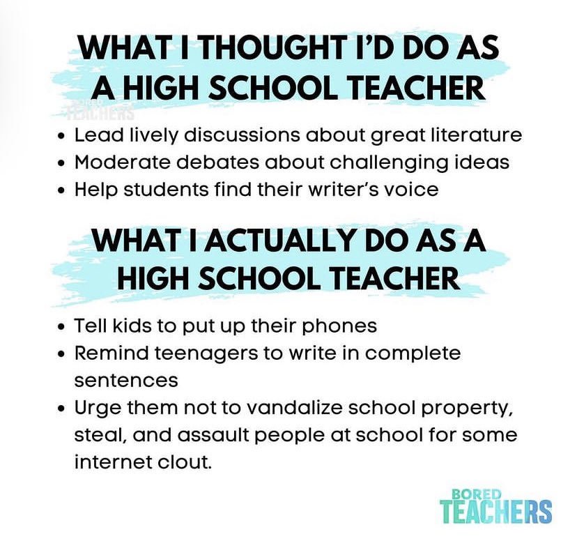A tad dramatic, but I know my fellow teachers will agree 😂