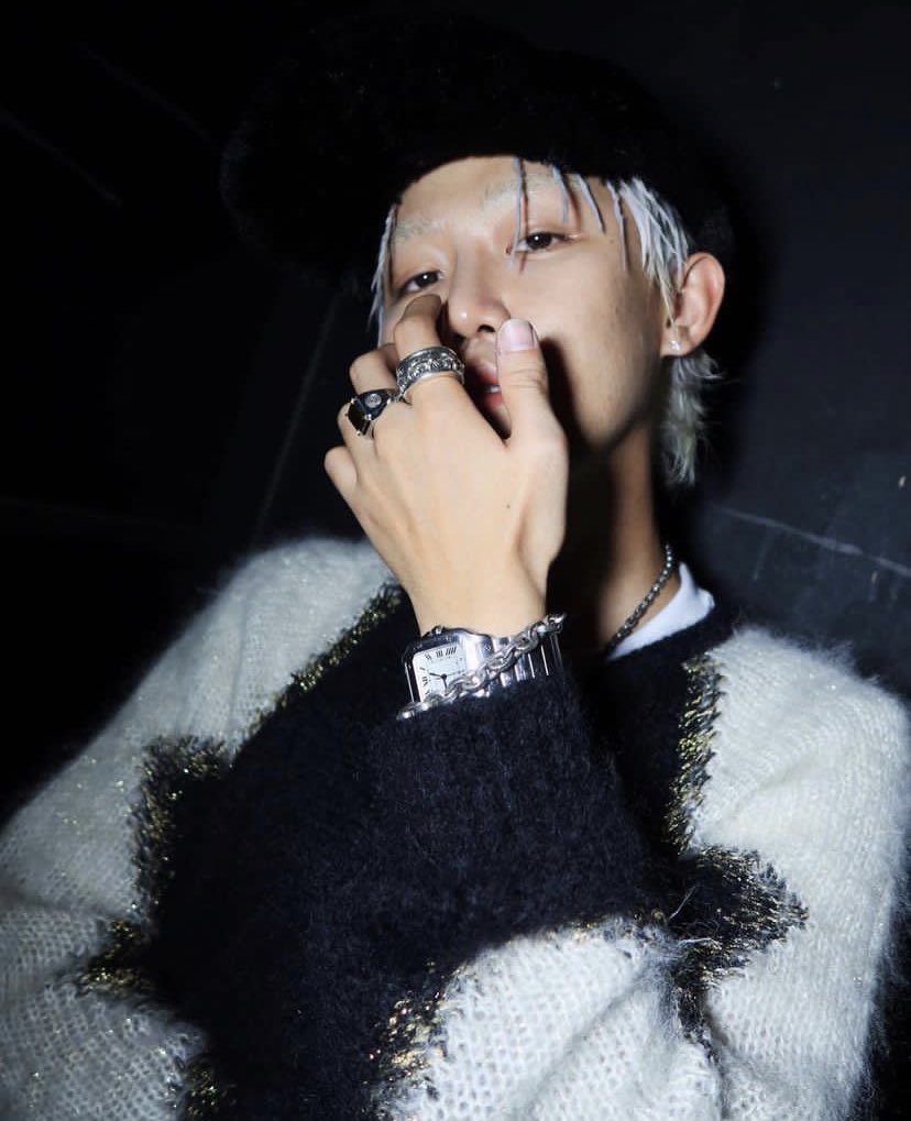 Hwimin wearing YSL, 2022.