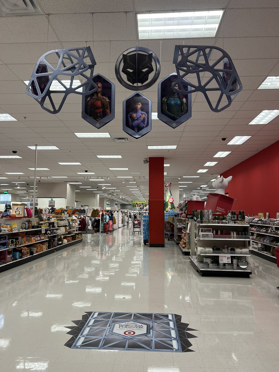 Always a pleasure to welcome Marvel into our home!😁 Find exclusive Black Panther items only at Target! 🎯 Go see Black Panther: Wakanda Forever in theaters November 11th. #TargetExclusive #OnlyAtTarget #MarvelStudios #WakandaForever