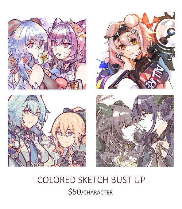 [RT is appreciated]

I'm going to open 2 slots for this sketch comms.
Just hit my DM for taking the slot, thank you very much! 