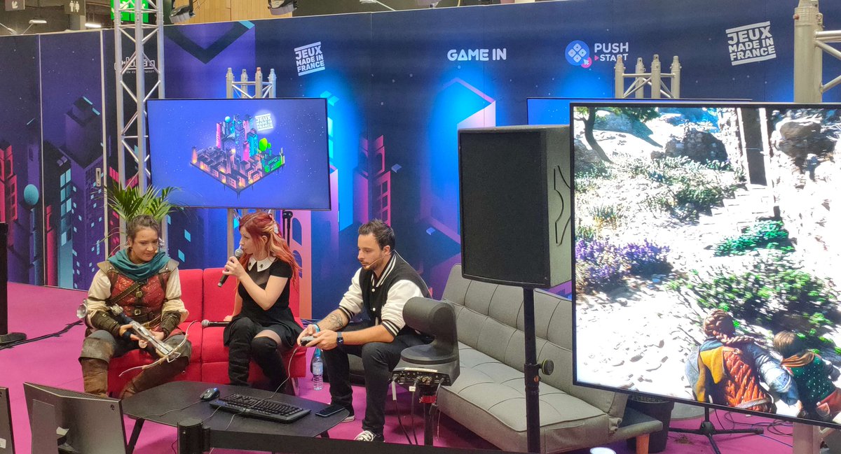 Merci à <a href="/Chris_Klippel/">Chris’ Klippel</a> et notre cher cosplayeuse d'Amicia pour leur passage sur la scène #JMF22.

On a pu en apprendre plus sur #APlagueTaleRequiem et découvrir son gameplay exaltant en direct 🎮

À revoir en replay 👉 twitch.tv/billiechou