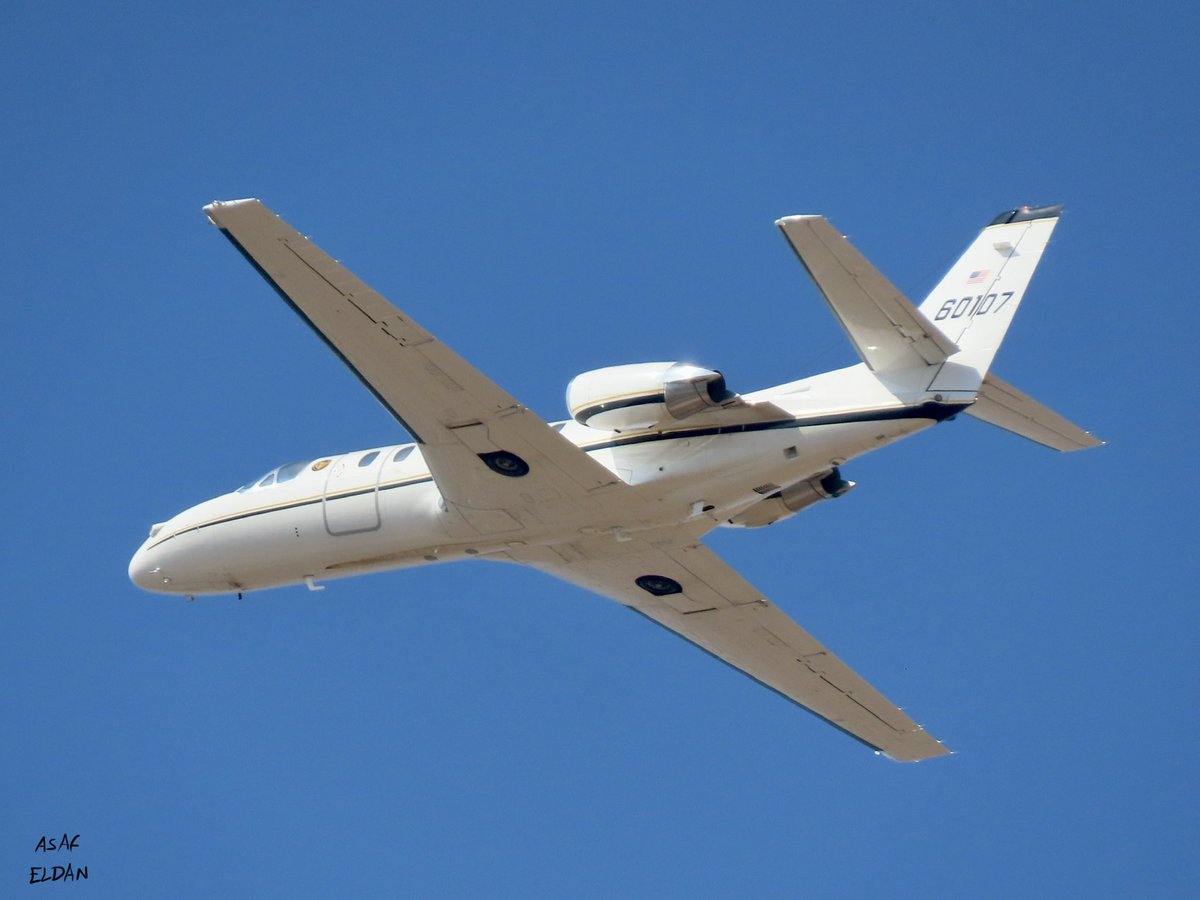 AsafEldan's tweet photo. #USArmy plane #Cessna UC-35a #C560 #Citation ultra reg. 96-0107 as #flight #POKER44 departure from #TLV #airport
#planespotting #avgeek #military #plane #milair @USArmy https://t.co/A8dA9oQhAp