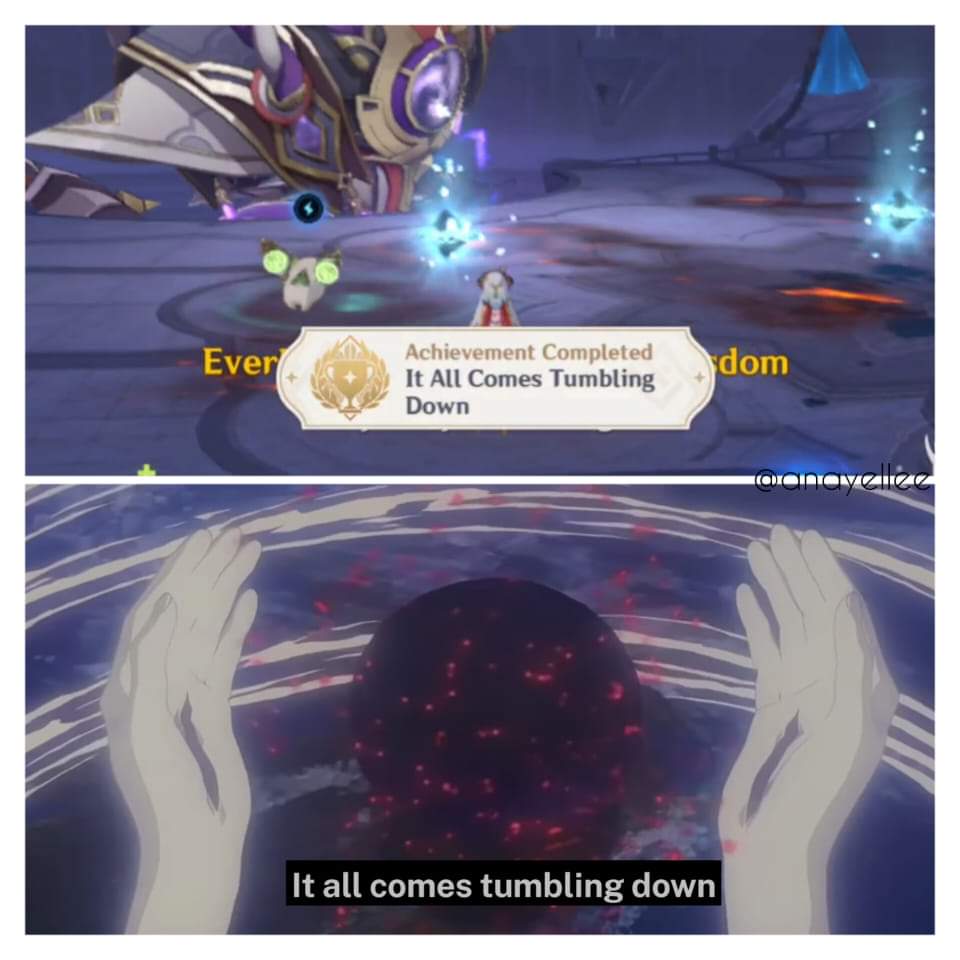 teyvattabloid's tweet photo. hoyo, u did not--

Context 

it's a reference to a song titled "Komm Süsser Tod/Come Sweet Death" , from neon genesis evangelion-

Da Wei is a fan of evangelion

#Genshinlmpact #Genshin #genshinmemes https://t.co/b31CxL91Wz