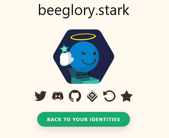 bee_glory's tweet photo. I claimed my ".stark" domain name on @Starknet_id

Claim yours before it's too late for a big surprise 👀 ... 

#StarkNet #StarknetIdOdyssey https://t.co/E6wdrCpGLU