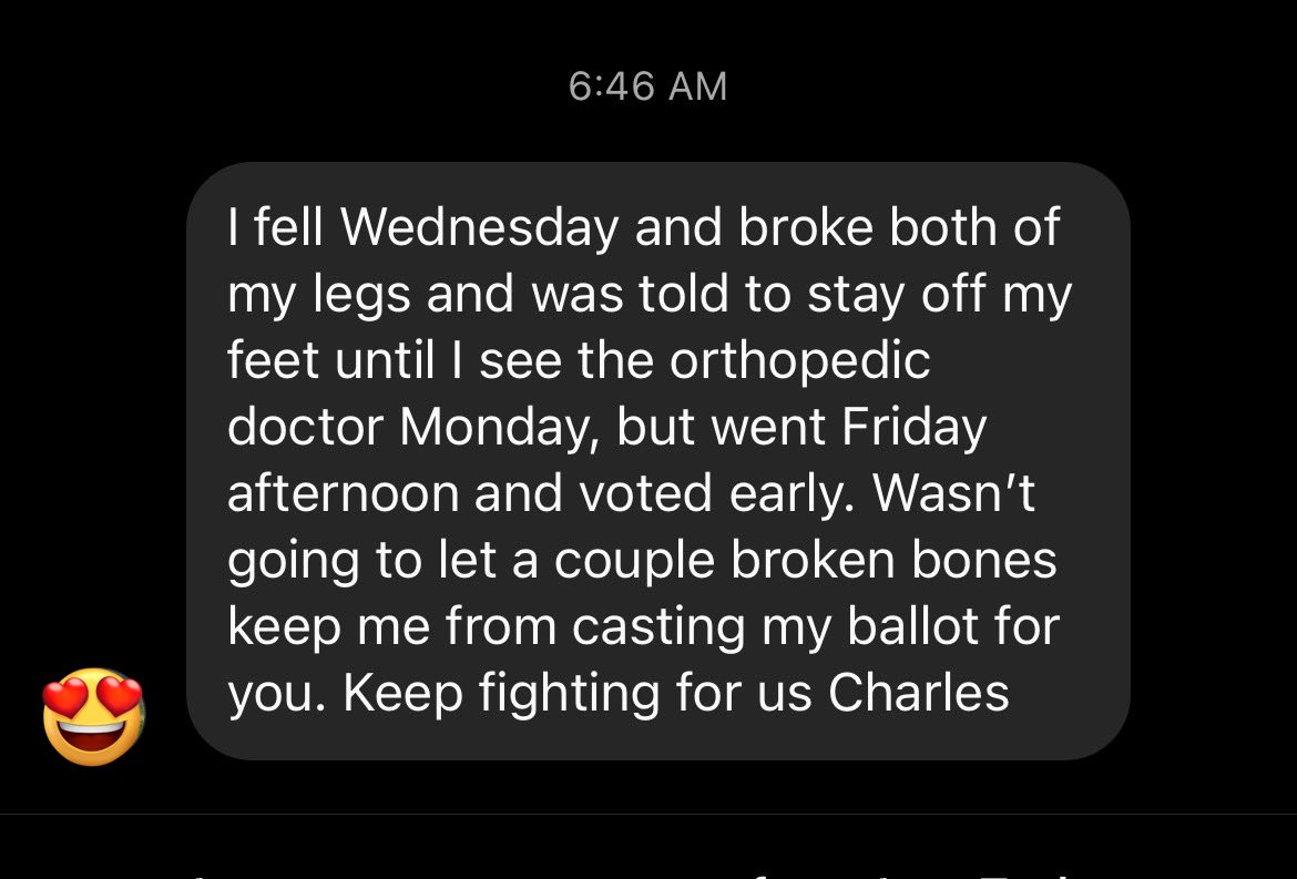The resilience of Kentuckians never fails to amaze us! It’s because of people like this that America has a chance to witness real change on November 8. #booker4ky