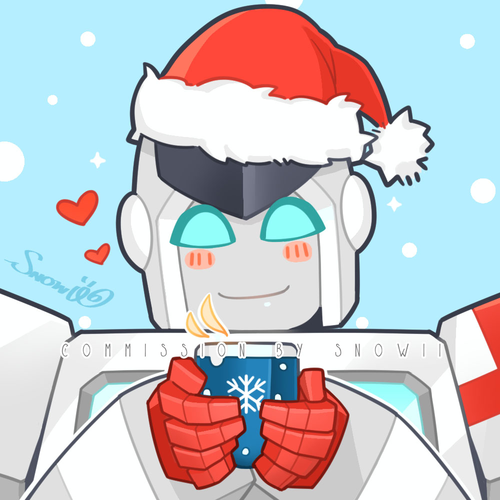 hat robot santa hat mecha christmas smile autobot  illustration images