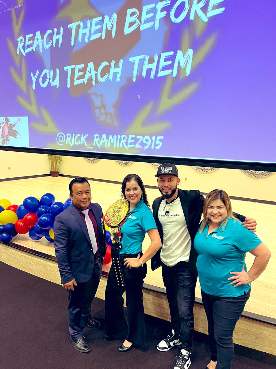 esc1bilingual's tweet photo. You should be here! 8th Annual Effective Educators Leading Success Conference #KeepItREELS ¡Bienvenido a @RegionOneESC @rick_ramirez915! Thank you for being with our awesome educators today! #EduChampionTour https://t.co/MhVasoqa7N