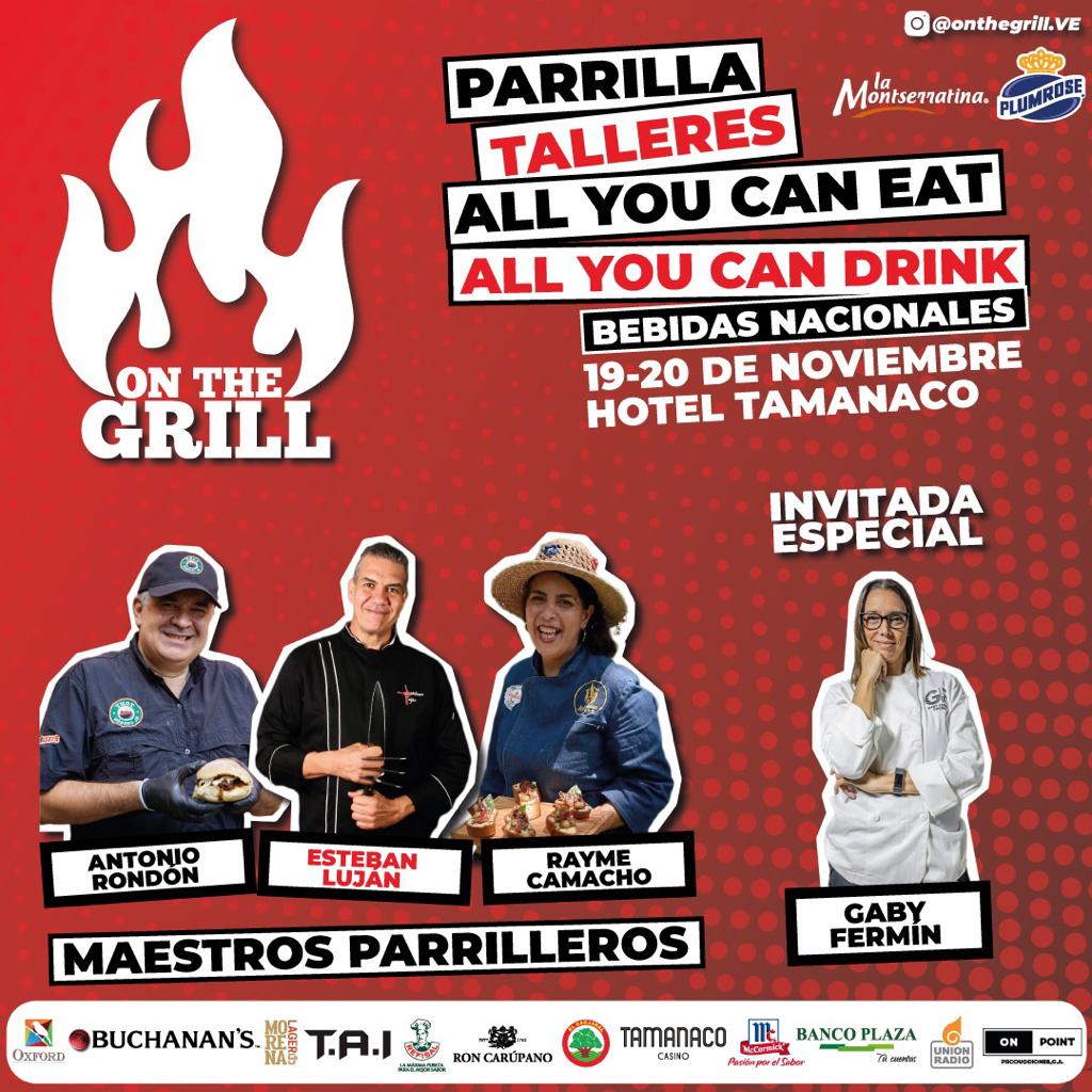 Más detalles del evento parrillero del año #OnTheGrill  #Hoy sábado #5Nov a las 11:30am por <a href="/globovision/">Globovisión</a> programa Noticias Globovisión Gastronomía, conducido por <a href="/Angel_LopezTv/">Angel López</a> <a href="/hotel_tamanaco/">Hotel Tamanaco Caracas</a>