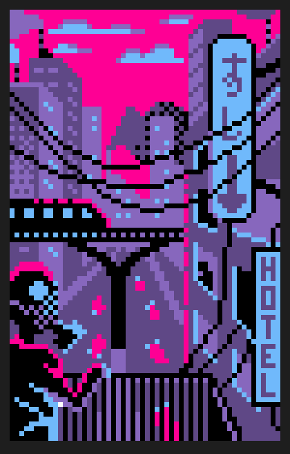 interprete_me's tweet photo. Pixel Art Neon Toxic City. Timelapse aqui: https://t.co/oxlhtqJspn
#pixelart #halloween #comodesenhar #cursopixelart #pixelartcreator #timelapse #NEON https://t.co/5KOqyc1CCH