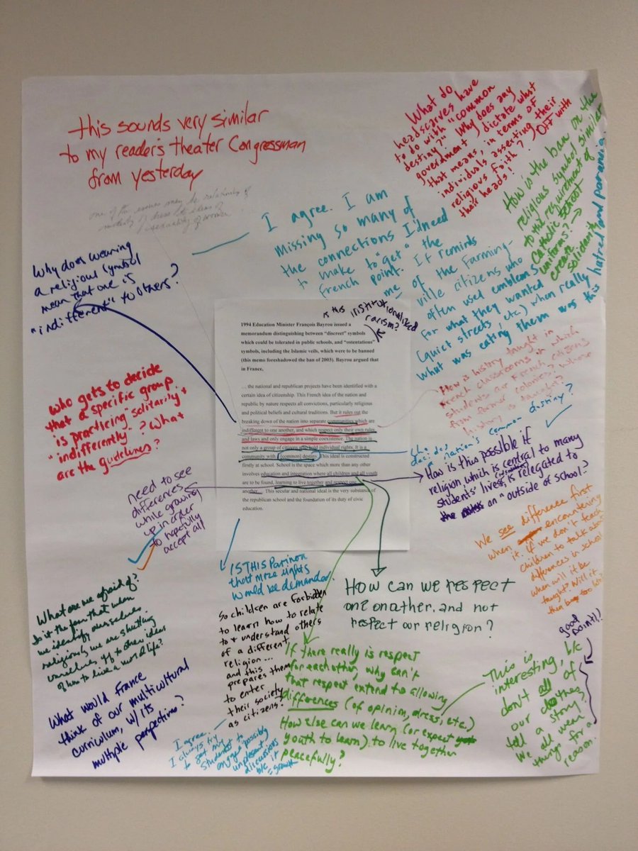 teacher2teacher's tweet photo. What your Ss' minds feel like: 💥 💫 🌦

What your classroom sounds like:   🦗 🦗 🦗 

Check out this "silent conversation" classroom technique - and apply it to your next instructional unit: 

https://t.co/5Vxu4WMU2Y https://t.co/1HvIRhNiBC