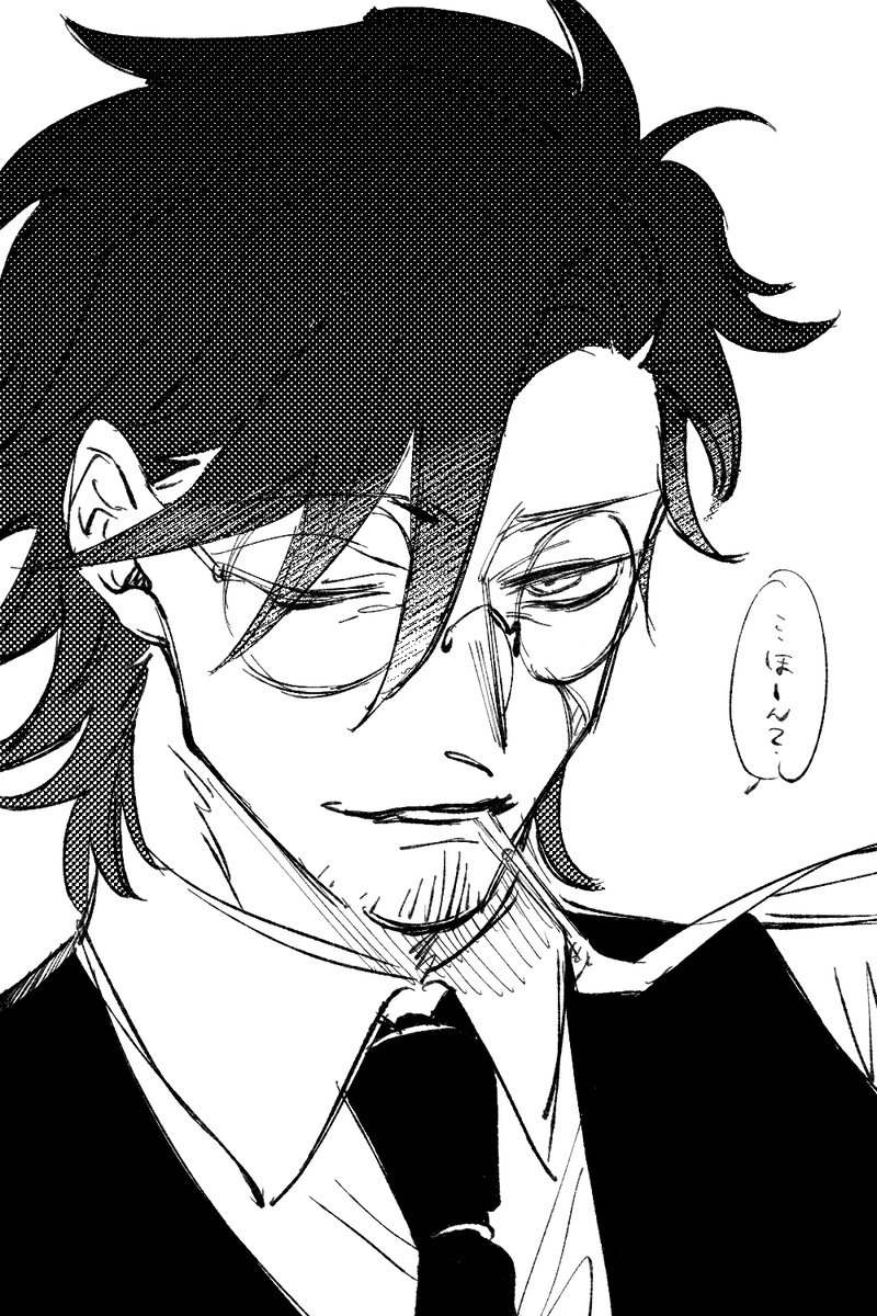 拙宅のいい男
 #今日はいい男の日だからTLをメンズイラストで埋めよう 