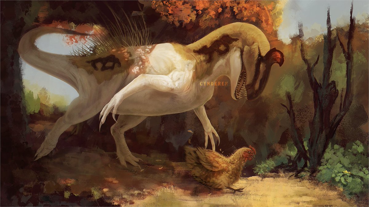 Why are you running?🍂

#art #dinosaur #cryolophosaurus