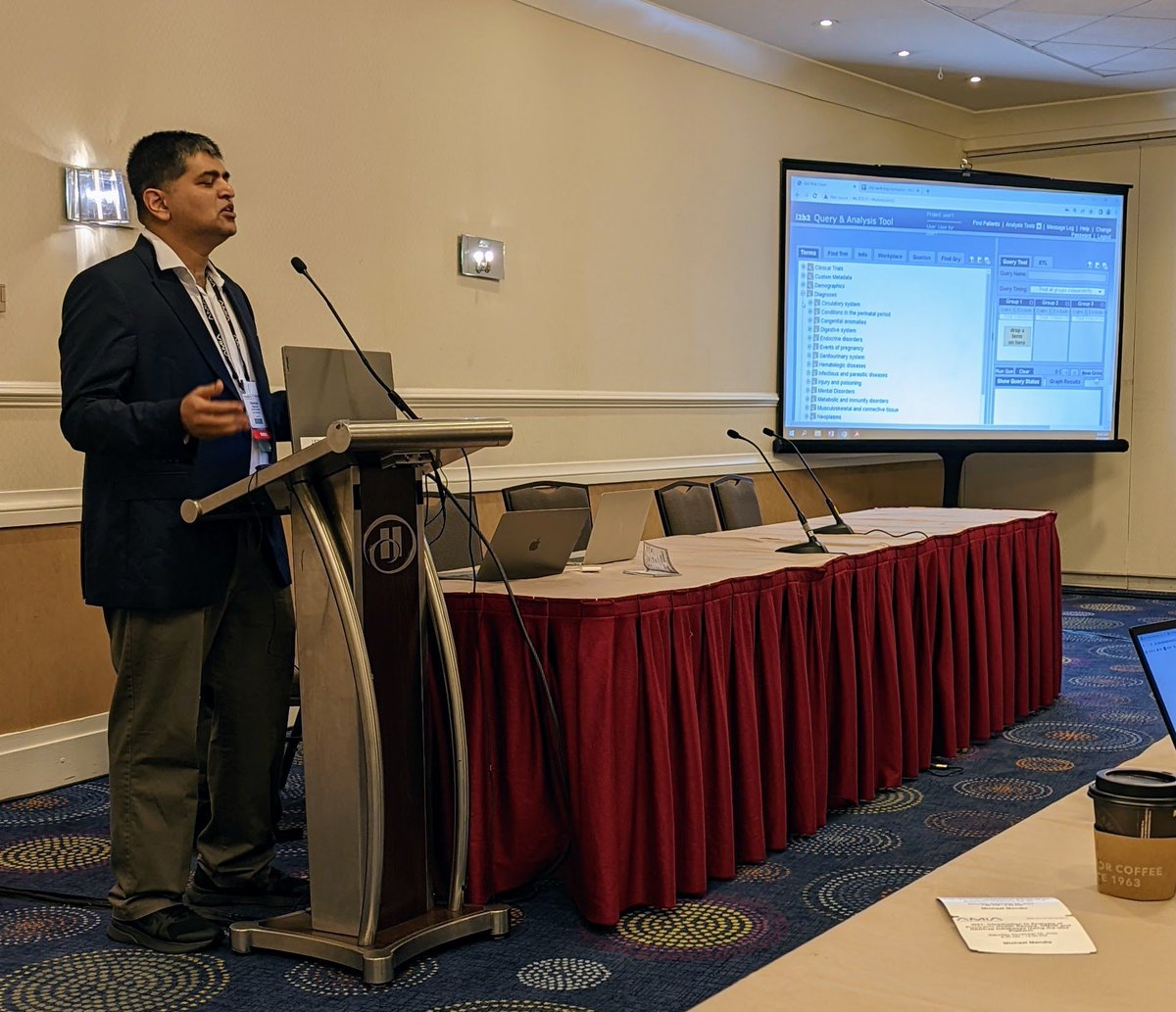 JeffKlann's tweet photo. Fantastic crowd at #AMIA2022 workshop on i2b2, OMOP, and REDCap! https://t.co/5ec5dMU00N