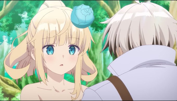 立ち去りなさい連呼の最強種の精霊少女ソラちゃんおっぱいは薄いですが肩鎖骨丸出しのオフショルダー衣装はえちえちですね最強種の女の子を見るや否やおっぱいの大きさに関わらず即座に落としにかかろうとするレインさんは究極のたらしですね#ビステマ 