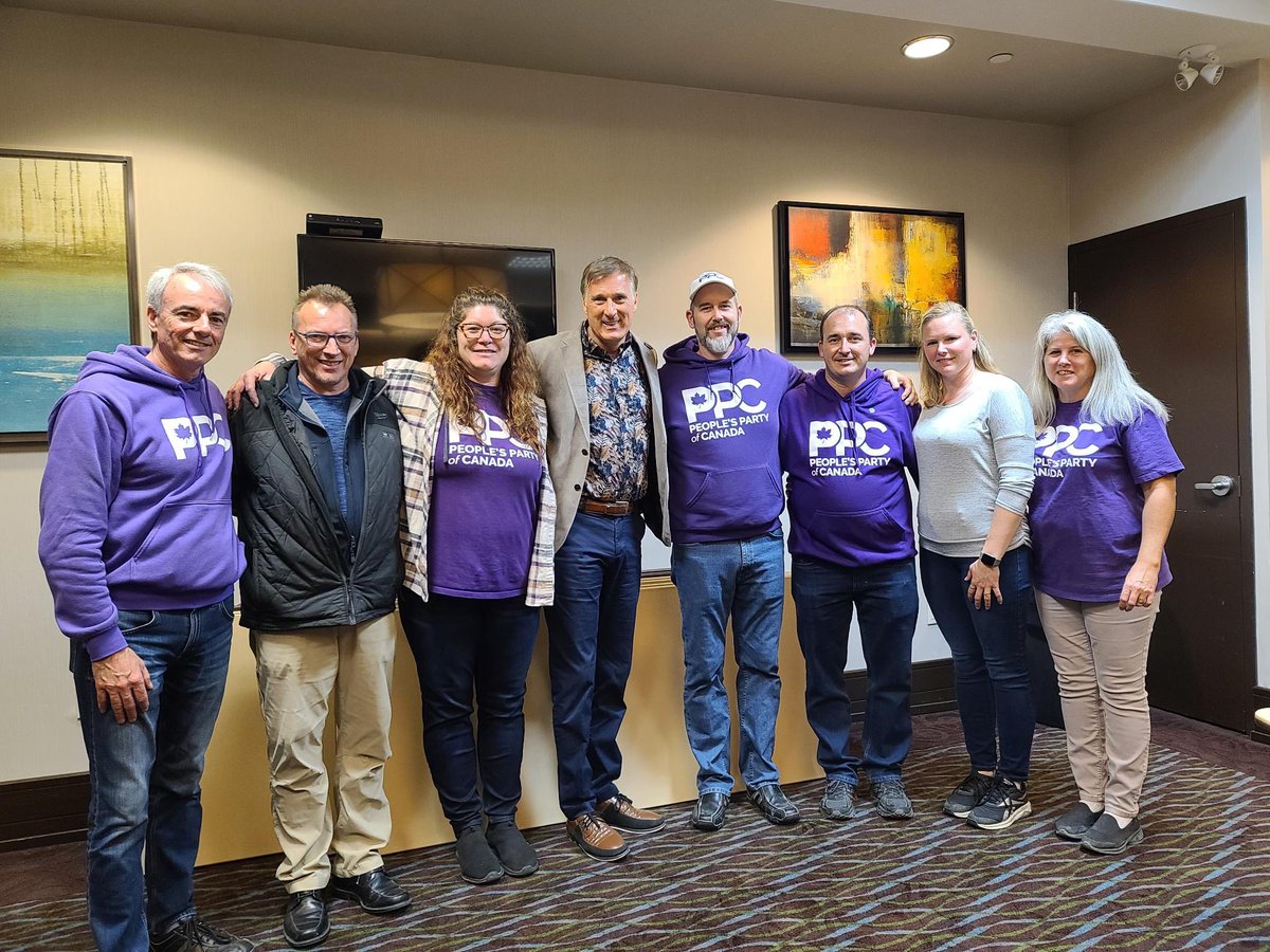 MaximeBernier's tweet image. Great meeting with the PPC Timmins team last night!