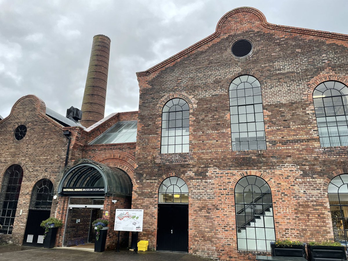 Just arrived at the National Mining Museum Scotland. The museum is moving towards telling the story of Scotland’s energy journey, not just of coal but renewables and biodiversity. Looking forward to hearing about its own initiatives to reduce its carbon footprint. #Museums2022