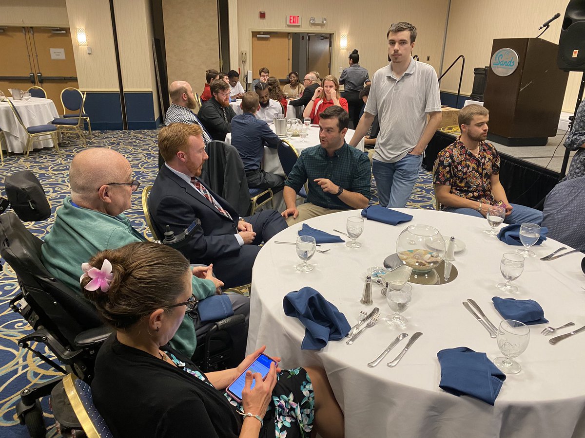 Keynote speaker Rich Reynolds <a href="/CCSU/">Central Connecticut State University</a> TechEd alumni and director of @_WorkspaceCT, message of collaboration and change at the 2022 TEECA East conference was well received by these future educators. <a href="/iteea/">ITEEA</a> <a href="/NationalTEECA/">National TEECA</a> <a href="/tweetdrcarlson/">James Carlson</a> @EdAdvance <a href="/CES_Connecticut/">C.E.S._Connecticut</a>