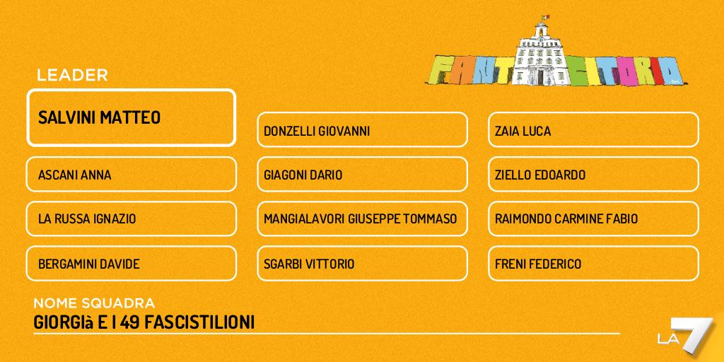 bimorfe's tweet photo. #Fantacitorio #propagandalive #LA7 https://t.co/QEJxHSMQgK