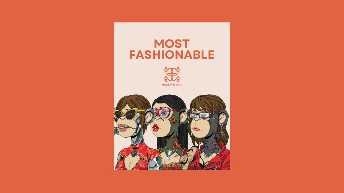 gossapegirl's tweet photo. Who's waiting for another fashion roundup of GossApe Girl, one of the most fashionable NFT projects in the metaverse?
Other than modern-day trendy attire, our characters are also adorned with traditional, cultural fashion pieces!
Learn more on this 🧵
#GGShowcase https://t.co/sqgIjl6UwN