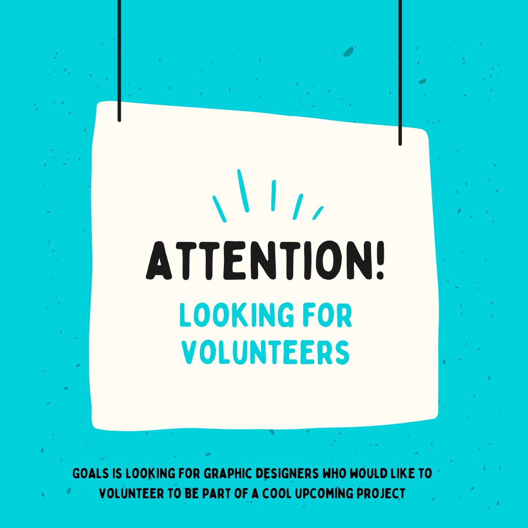 Are you creative? Do you want to contribute to a good cause? Join us in making the impossible, possible. GOALS is looking for graphic designers to volunteer for an upcoming project. If that is you, then get in touch with us via email: info@goalsarmenia.org.
