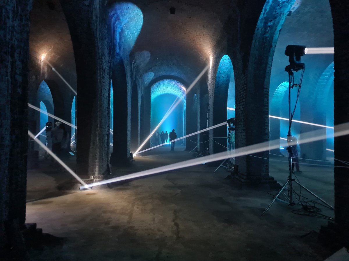 kremrt's tweet image. Zpřístupněné hustorické vodojemy v Brně a festival #Prototyp. Naprosto fantastické spojení. Tajemné podzemí oživené uměním a instalacemi od brněnského týmu #Visualove. Fotky z dnešní návštěvy a níže ještě pár dalších včetně videí. 1/3