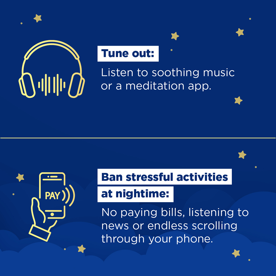BonSecours's tweet photo. Does your mind seem to race before bedtime? Anxiety can be worse at night in part because there are no distractions from our anxious thoughts like we might have during the day. Try these tips to calm your mind so you can fall asleep easier.
#CalmYourMind #MindRacing #Journaling https://t.co/ET4CFgzXHQ