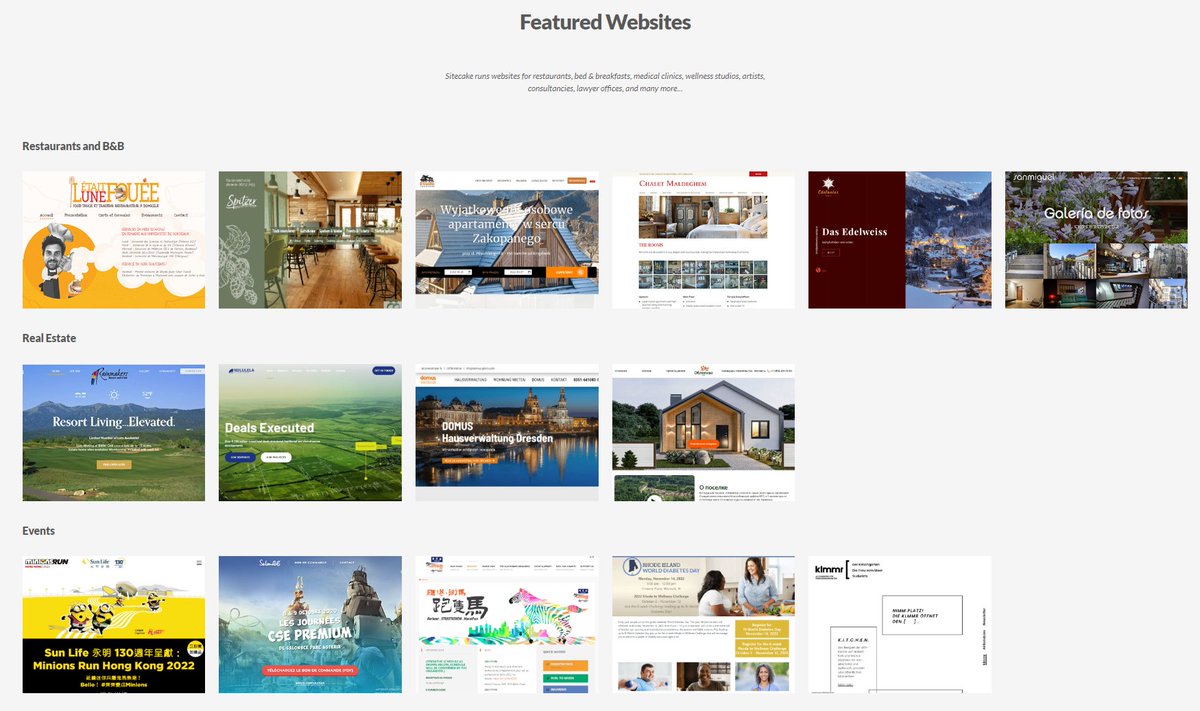 sitecake's tweet photo. I've added a few more websites to the featured page. https://t.co/3AbM2XnTPm https://t.co/4frr6WDOL6
