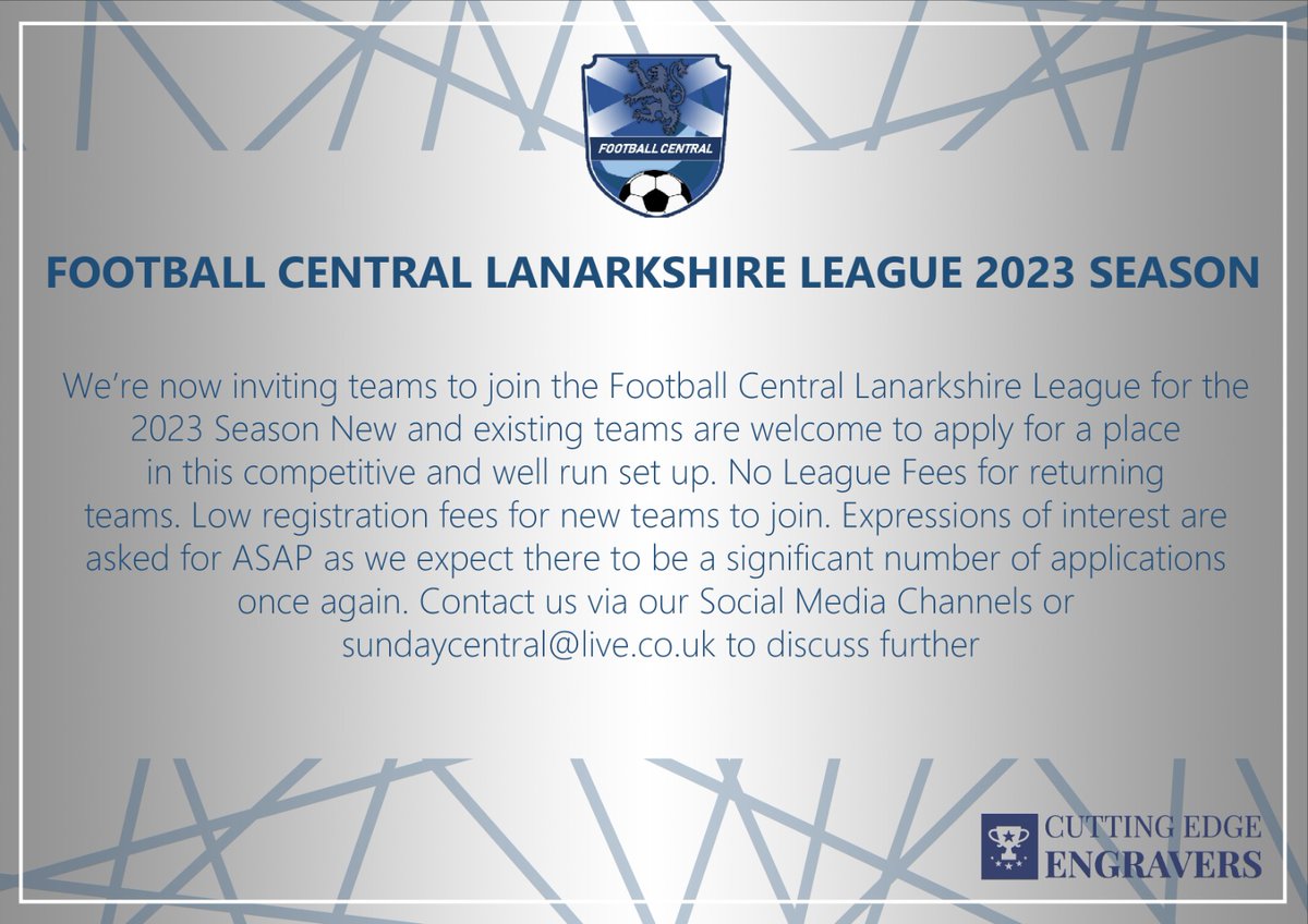 Football Central Lanarkshire tweet media