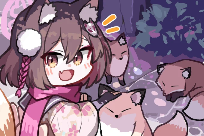 #블루아카이브#ブルアカ 이즈나 캥캥 