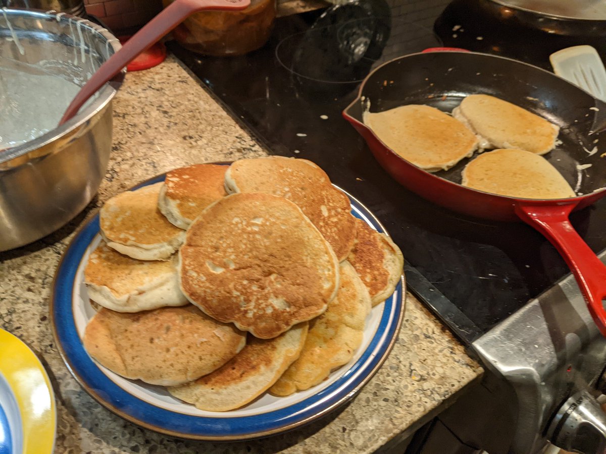MatthewRymer1's tweet photo. Making GF pancakes from scratch is surprisingly easy (these ones have buckwheat and bananas). https://t.co/wz5ROTNZBx