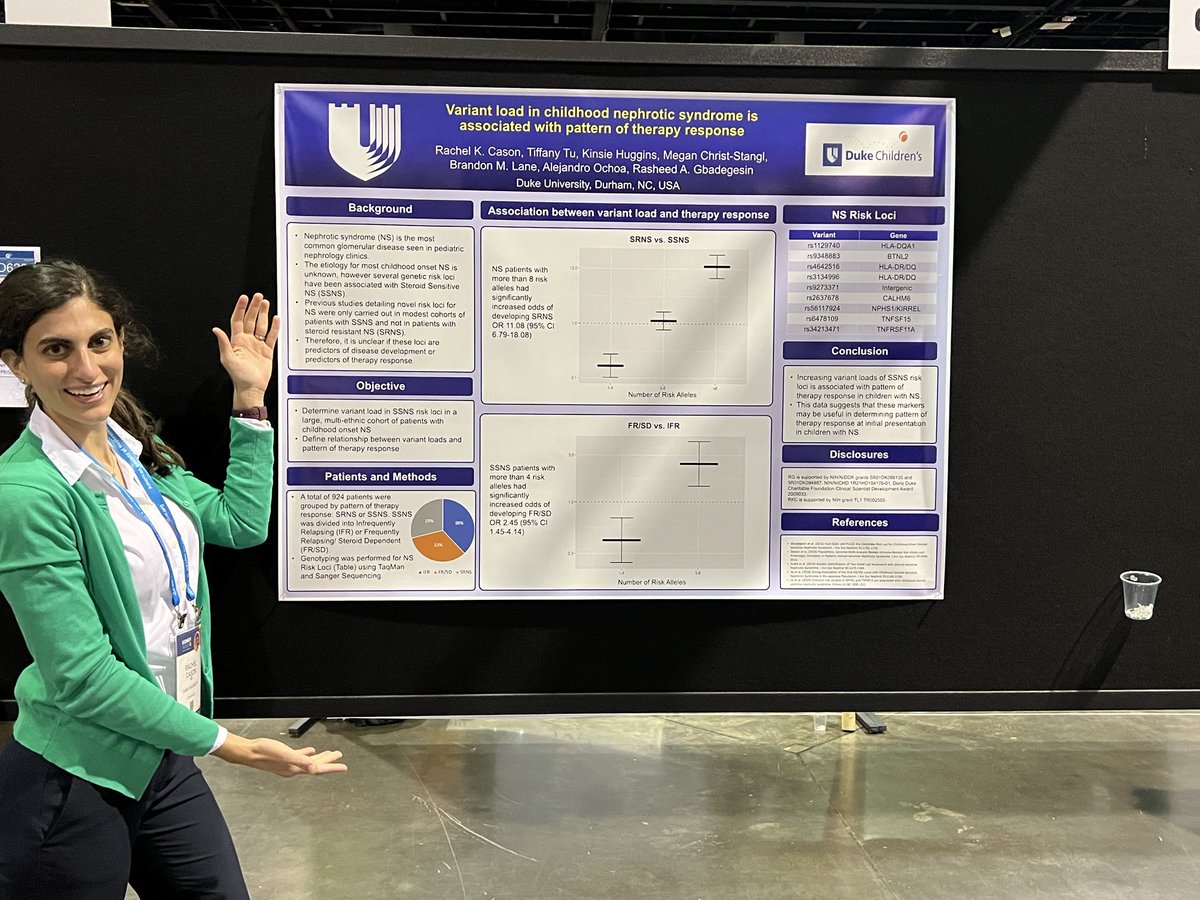 Margaret DeOliveira, M.D. (@margaretd128) on Twitter photo @rachelcason714 from <a href="/dukepedschiefs/">dukepedschiefs</a> with her poster <a href="/ASNKidney/">American Society of Nephrology</a> !!! #kidneywk #kidneystars @rachelcason714 from <a href="/dukepedschiefs/">dukepedschiefs</a> with her poster <a href="/ASNKidney/">American Society of Nephrology</a> !!! #kidneywk #kidneystars