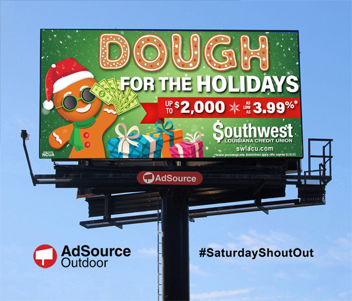 AdSourceOutdoor's tweet image. #SaturdayShoutout from @AdsourceOutdoor to $outhwest Louisiana Credit Union
They are a community-focused, member-owned credit union with low rates and exceptional service!

*
*
*
#LakeCharles #Louisiana #local #SWLA #batonrouge