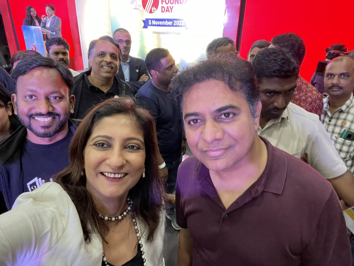 anuacharya's tweet image. Hyderabad #startup #ecosystem has come a long way, thanks to the visionary minister Shri @KTRTRS garu. Celebrating the 7 th anniversary of @THubHyd that has become the center of the thriving ecosystem. #mapmygenome #thub #Hyderabad @iiit_hyderabad @SrinKollipara