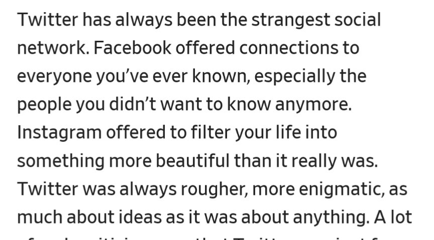 kzrt's tweet photo. This piece reads like a eulogy, with a little hope that the Twitter being killed will rise again as a funny zombie. https://t.co/kvJ5CcvmlN