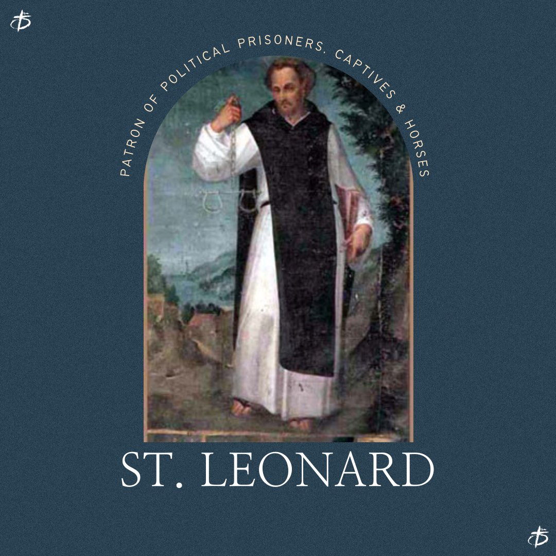 iam_SFC's tweet photo. St. Leonard - Patron of Political Prisoners, Captives and Horses

#FeaturedSaint
#iamSFC https://t.co/4MGHwVSkQP