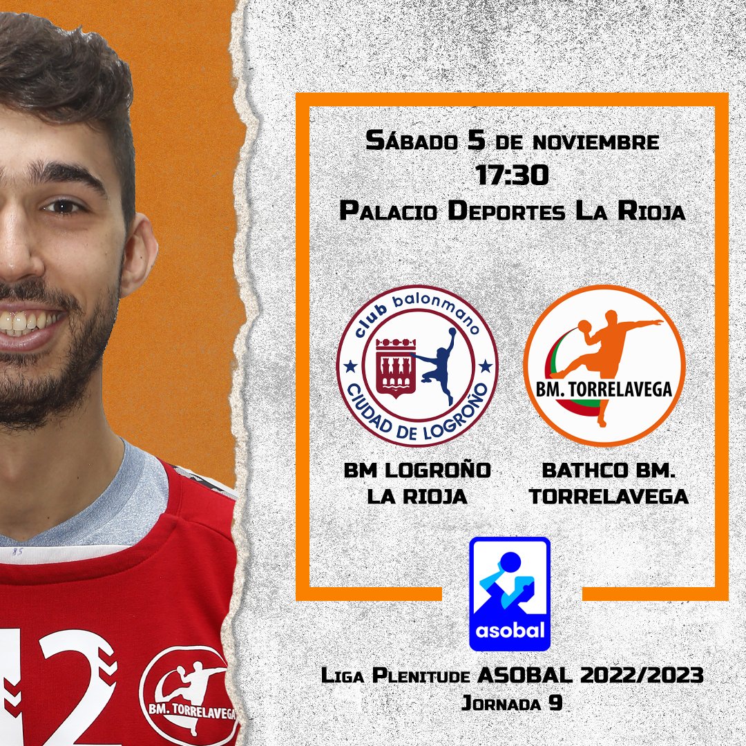BMTorrelavega's tweet photo. ¡Muchísimas ganas de que arranque el partido!
🏆 #MATCHDAY @ASOBAL J.9
⏰ 17:30
🏟️ Palacio de los Deportes de La Rioja
🍷 @CdadLogrono
🧡 #TheOrangeSquad
💪 #LOGTLV #LiveASOBAL #SeguimosSoñando
📺 @LaLigaSportsTV https://t.co/s3QBKJEjSw