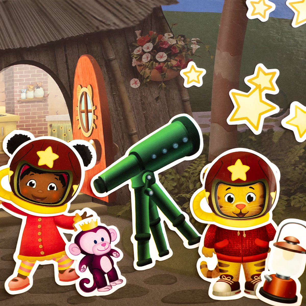 ColorformsBrand's tweet image. Join Daniel Tiger and his friends count stars in the night sky! How many stars do you see? Let us know in the comments ⭐️

#Colorforms®