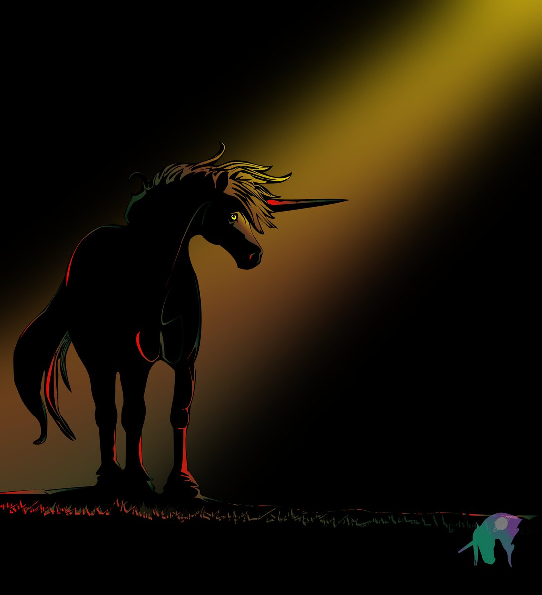 One of the older beautiful Cosmic Unicorns that had found a home! It's rare that I see them being resold.

I was told in a twitter space that I can't just change the colors and sell them... I should change their looks too.

objkt.com/asset/KT1K8F4P…
#notgoodenough #NFTCommunity