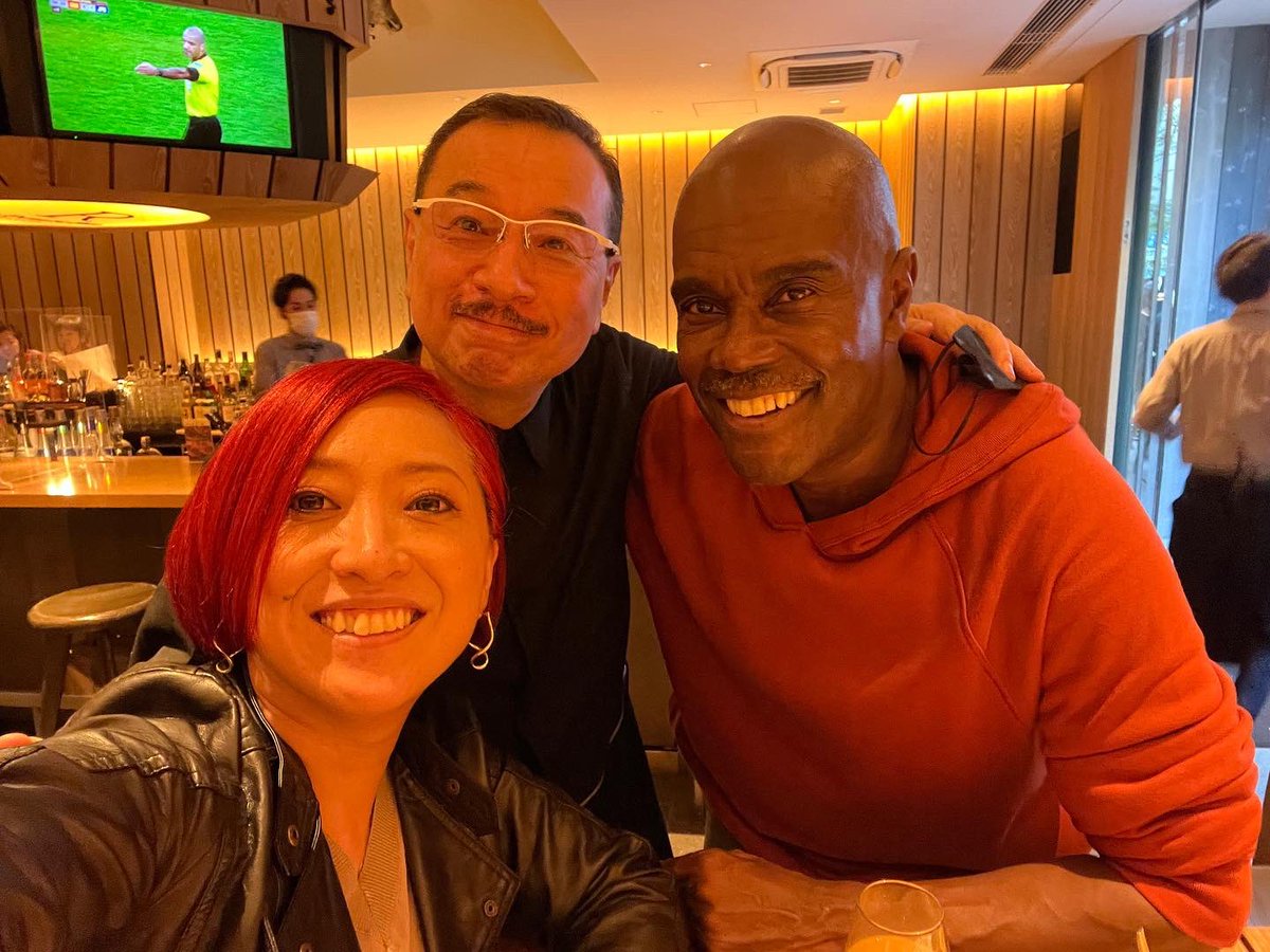 vomomokoco's tweet photo. That was a great time ever!!!
#jiroyoshida #marlonsaunders https://t.co/RG0b4jLZpx