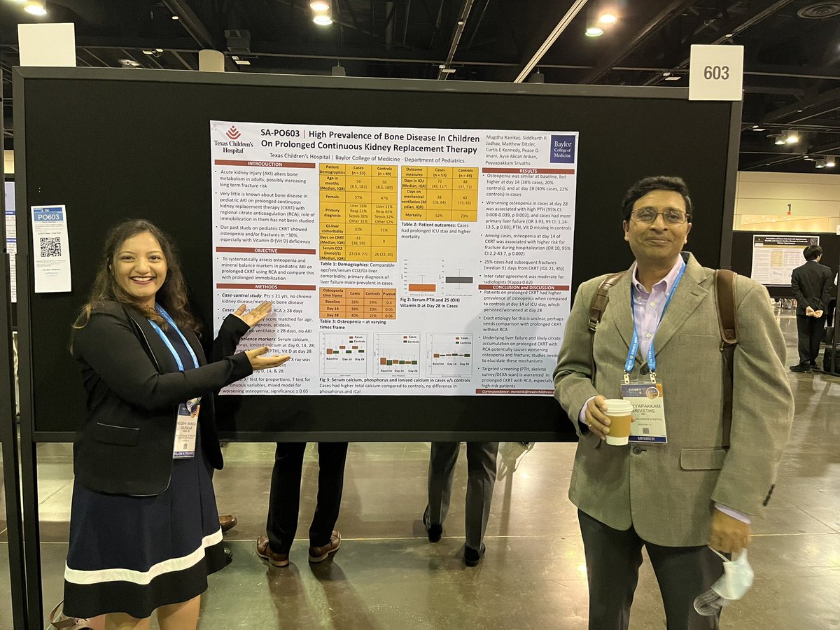nefron1310's tweet photo. Our super amazing fellows Monika and Kimmy #girlpower @womeninnephro presenting their awesome work @ASNKidney
#KidneyWk
#ASNKids22 @BCMPedsRenal @MonicaVivek @kimmythekidney @AkcanArikan @CatherineJ20 https://t.co/CMx7GcQJOe