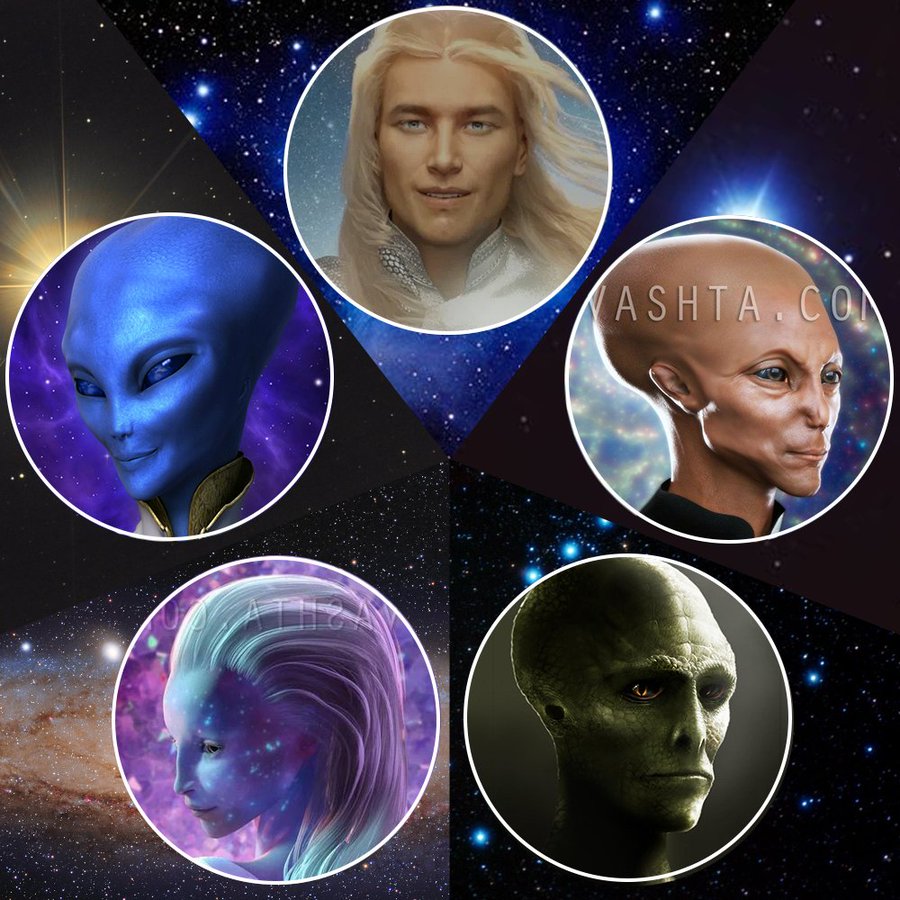 Kabamur_Taygeta's tweet image. Humans are Souls having experiences in hybrid bodies created by 5 Elohim races of Galactic Federation.

They teach "God" isn't a person but the unnamable Source all Souls are extensions of.

Our true creators walk among us as Angels allowing free will while negative ETs play God.