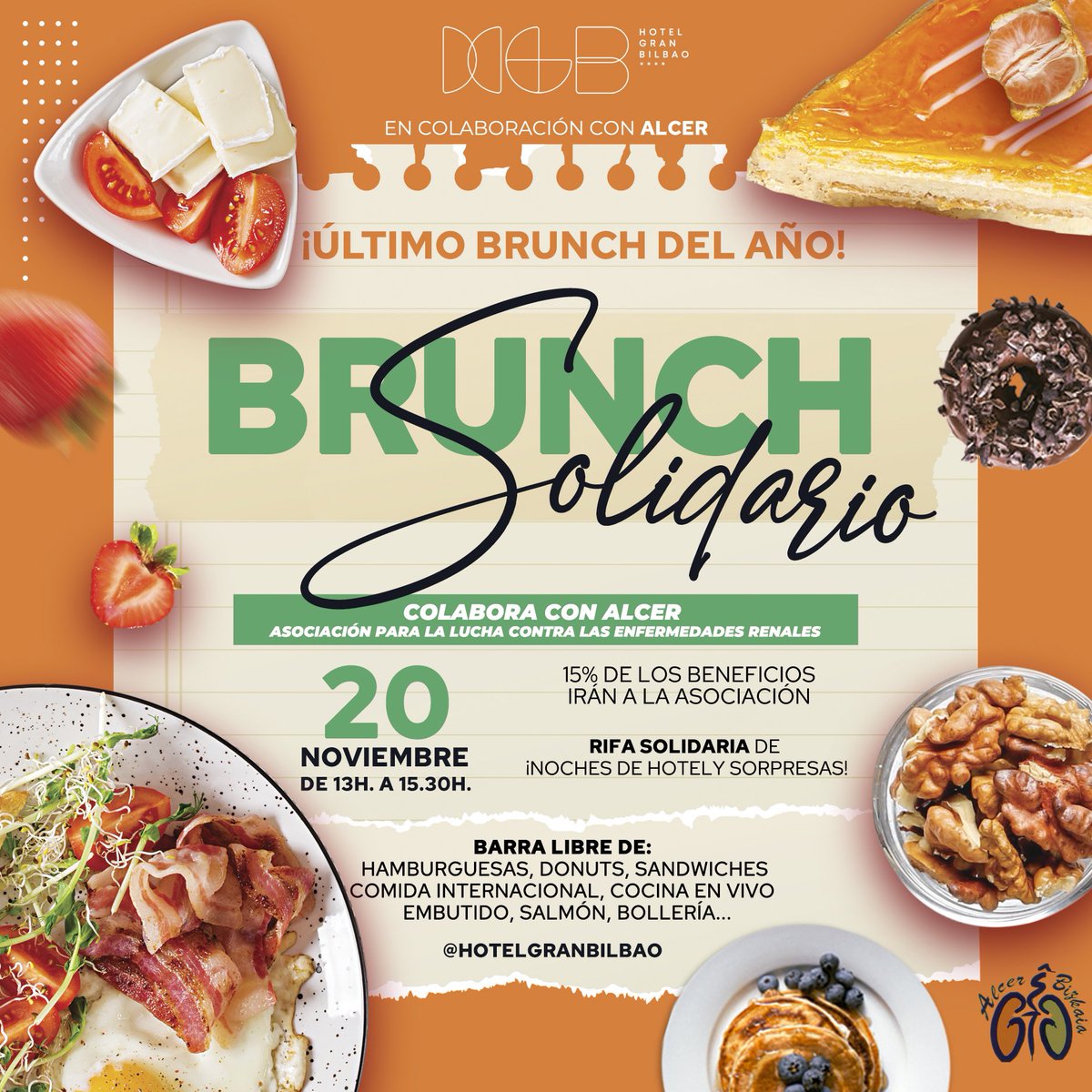 Y ¿qué mejor que planear un fin de semana que con un Brunch? Y si encima es solidario mejor. El próximo 20 de noviembre celebramos el último brunch de este 2022. Reserva aquí tu plaza bit.ly/3HHtX1Y