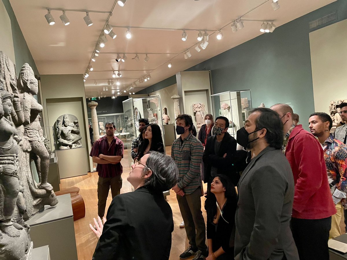 Members of the #LifeOfPiART team visited the @mfaboston for their Diwali celebration! The company received a guided tour of the galleries of South and Southeast Asian Art from Laura Weinstein, Ananda Coomaraswamy Curator.