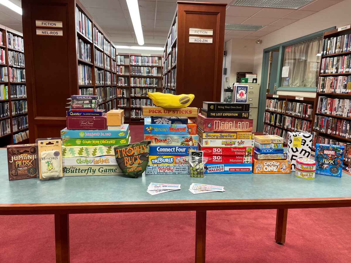 Today’s games for our @ALALibrary #InternationalGamesMonth event available 10:30am-2:30pm in the Main Room! (Or, bring your own!) Snacks & prizes! @ala_gamert #ALAIGW #gaminginlibraries #IGM2022
facebook.com/events/6104182… 

(Supports @paforward5's #CivicandSocialLiteracy component)