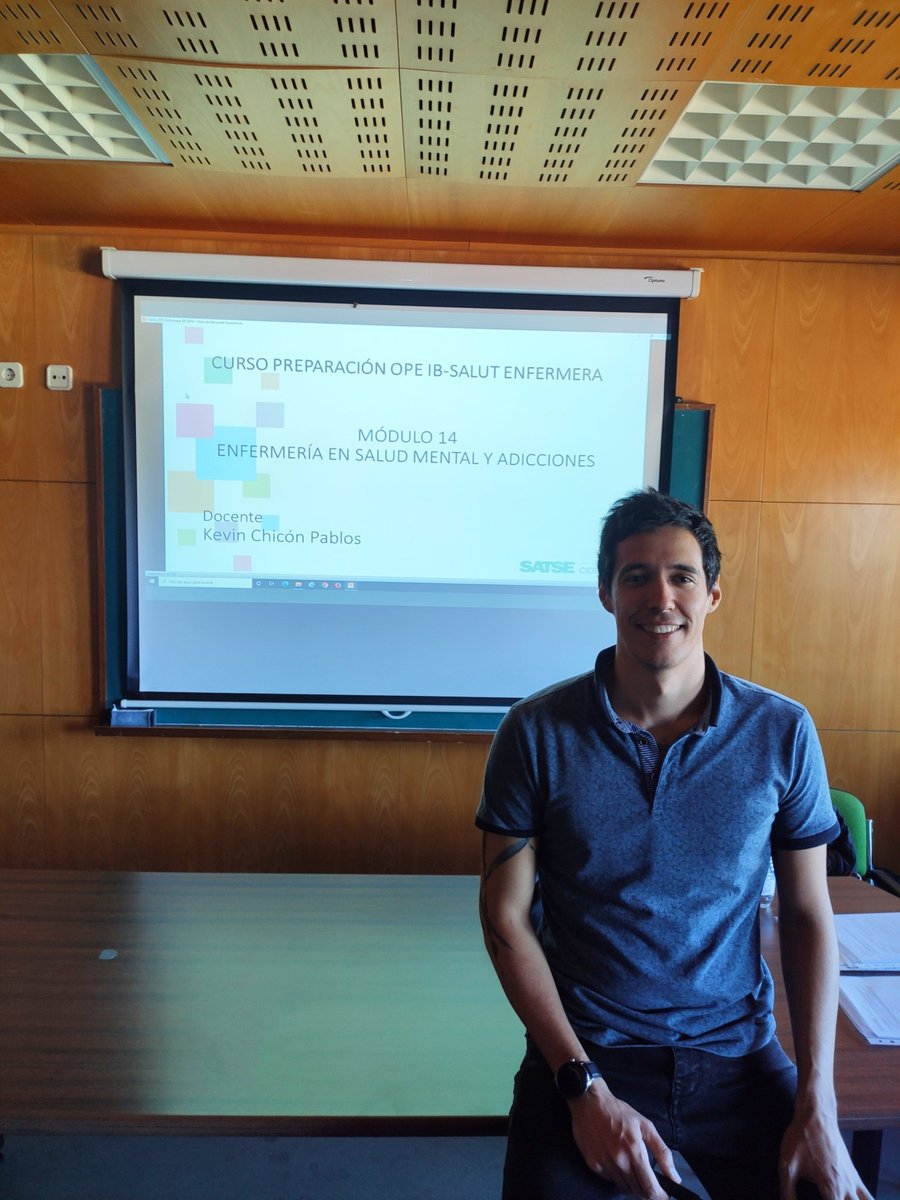 Primera sesión para el curso de preparación OPE IB-Salut de enfermería.
Cuidados de enfermería en salud mental, adicciones, oncohematología y cuidados paliativos.
Gran experiencia!!
<a href="/cidefib/">SATSE CIDEFIB</a> <a href="/SATSE_Baleares/">SATSE_BALEARES</a> <a href="/ibsalut/">Servei de Salut de les Illes Balears (IB-SALUT)</a> #formacion #docencia #saludmental #oncologia #cuidadospaliativos