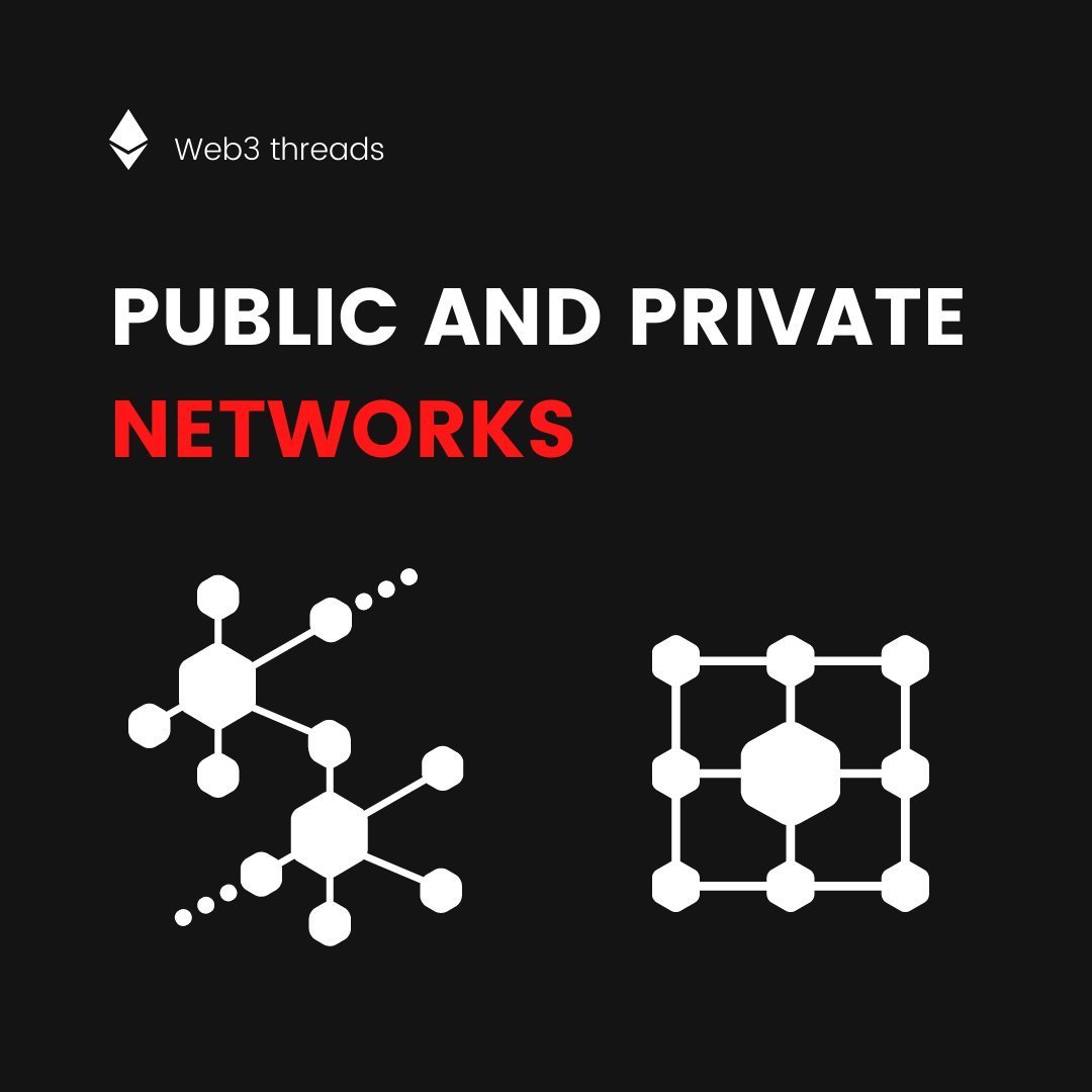 FrancescoCiull4's tweet photo. Ethereum Public and Private Networks. 

🔑Key concept: 

Ethereum is not a network, but a protocol that can be implemented to create different networks.

A thread.  ↓ https://t.co/GbnCRRYSTb